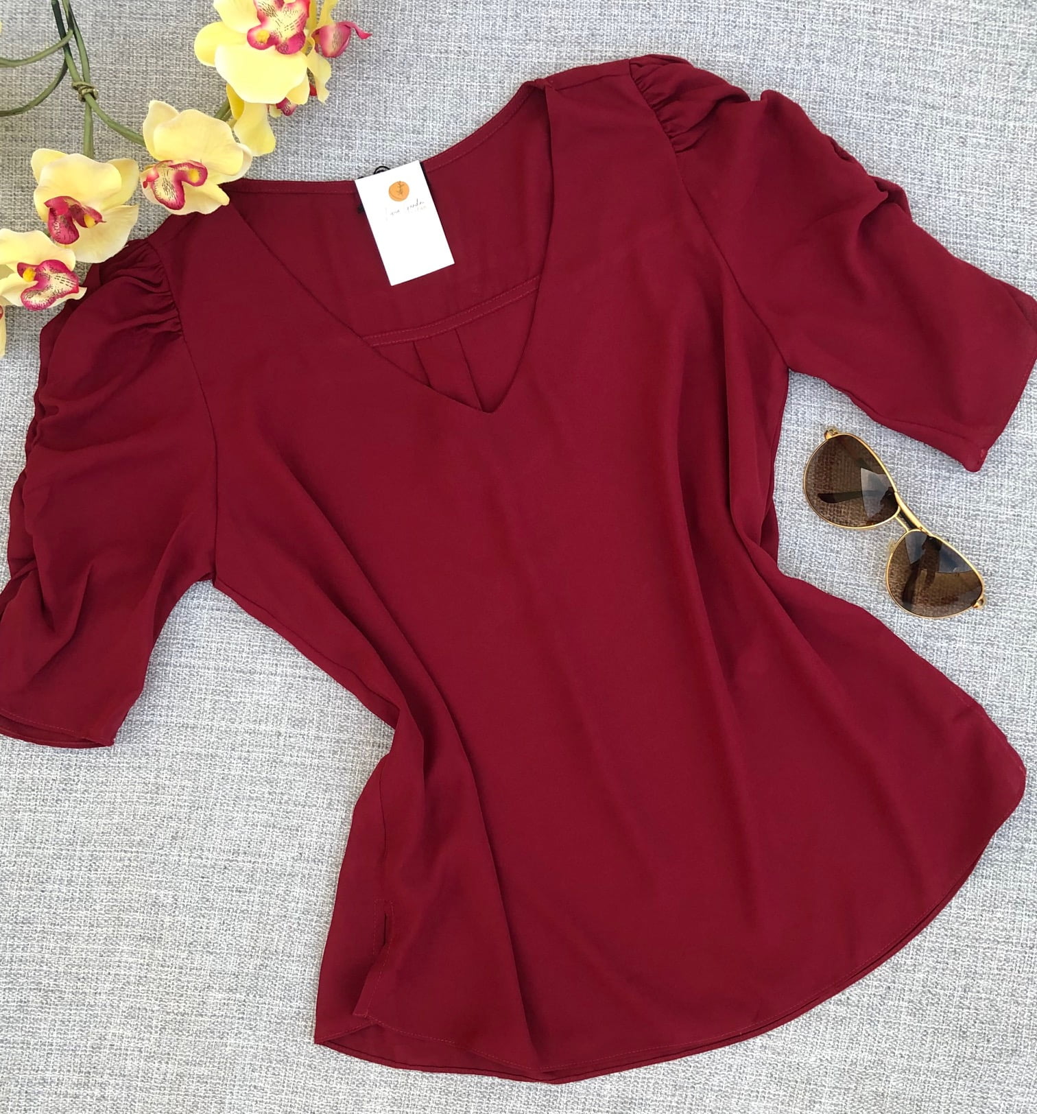 Blusa Princesa Crepe