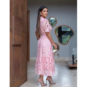 VESTIDO LESE ROSA