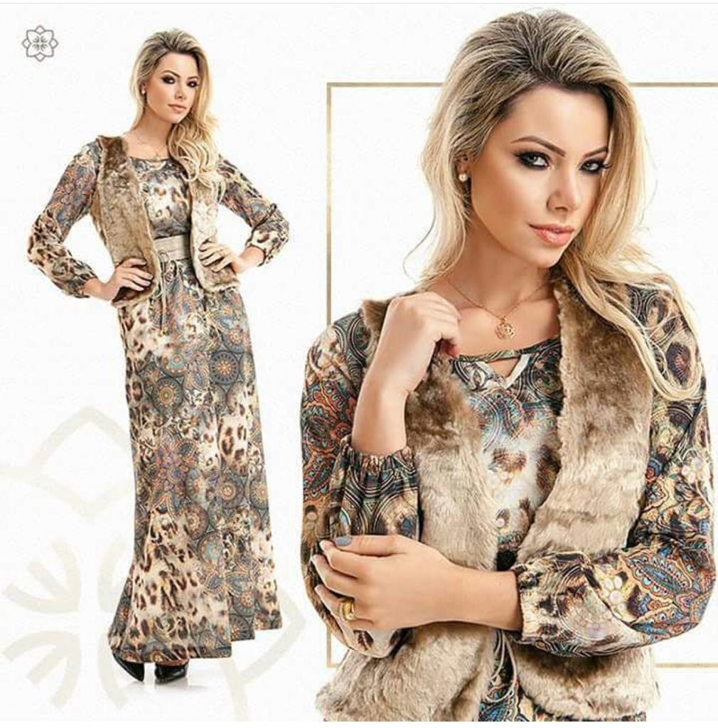 Vestido Colete Pele Via Tolentino